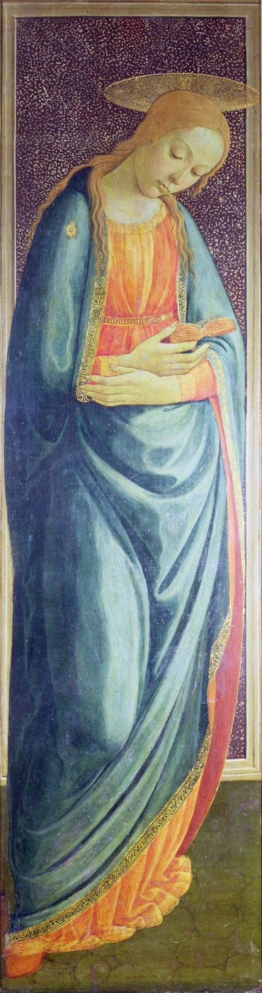 Maagd Maria, 1473 door Jacopo del Sellaio